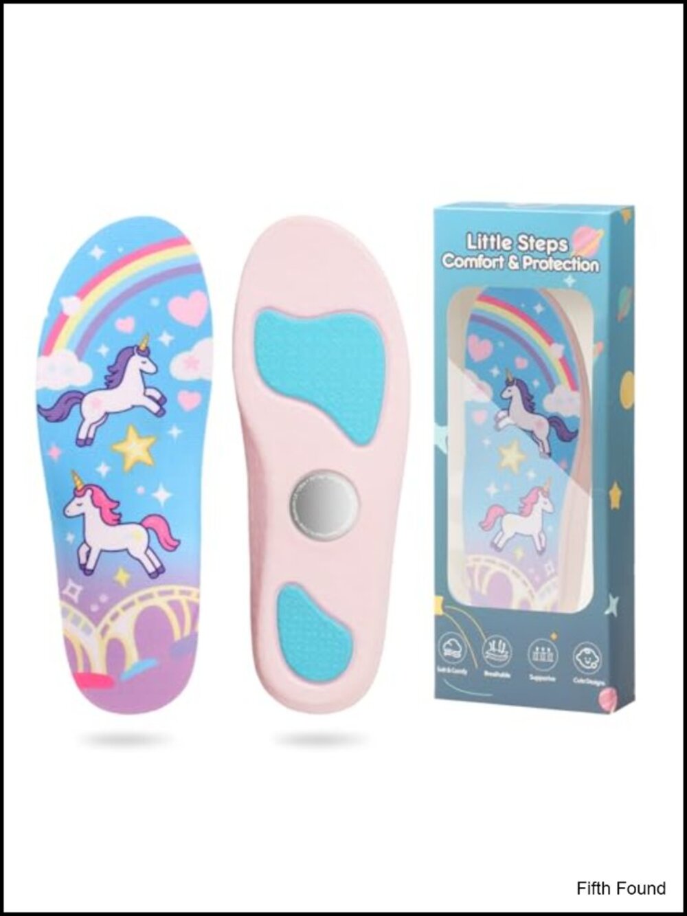 Kids Shoe Insert for Airtag Trim-to-Fit Hidden Insole Supportive Cushioning